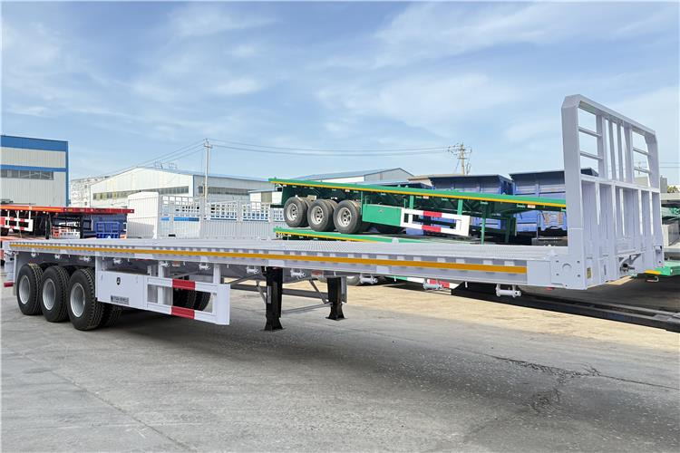 2025 New Model 40ft Flatbed Semi Trailer for Sale In Saudi Arabia - Konteineris-vežimus/ Sukeisti kūną puspriekabė: foto 2 2025 New Model 40ft Flatbed Semi Trailer for Sale In Saudi Arabia - Konteineris-vežimus/ Sukeisti kūną puspriekabė: foto 2