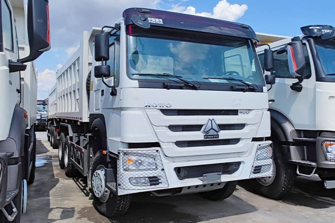 SINOTRUK Howo 400 New Tipper Trucks for Sale in Ethiopia - Savivartis sunkvežimis: foto 1 SINOTRUK Howo 400 New Tipper Trucks for Sale in Ethiopia - Savivartis sunkvežimis: foto 1