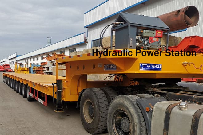 TITAN 12 Axle Extendable Lowbed Trailer for Sale in Brazil - Žemo profilio platforma puspriekabė: foto 4 TITAN 12 Axle Extendable Lowbed Trailer for Sale in Brazil - Žemo profilio platforma puspriekabė: foto 4