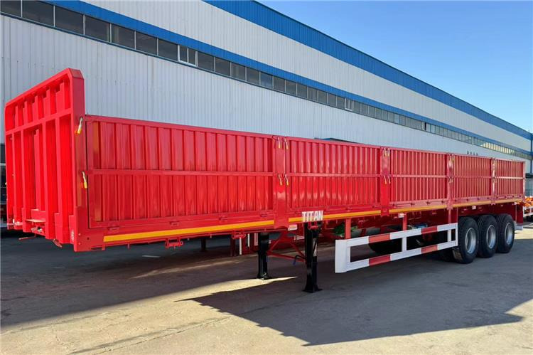 TITAN 3 Axle Drop Side Trailer for Sale In Zimbabwe - Platforminė/ Bortinė puspriekabė: foto 2 TITAN 3 Axle Drop Side Trailer for Sale In Zimbabwe - Platforminė/ Bortinė puspriekabė: foto 2