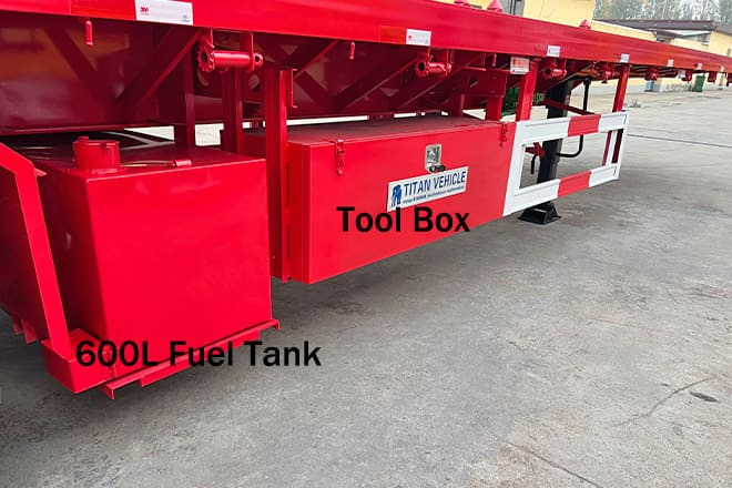 TITAN 3 Axle Flatbed Trailer for Sale in Senegal - Platforminė/ Bortinė puspriekabė: foto 2 TITAN 3 Axle Flatbed Trailer for Sale in Senegal - Platforminė/ Bortinė puspriekabė: foto 2