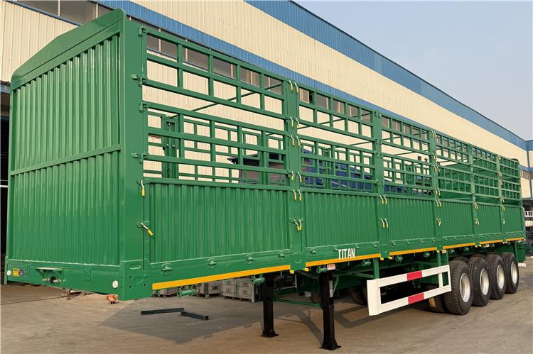TITAN 4 Axle 80 Ton Livestock Semi Trailer for Sale In Sudan - Gyvulių pervežimo puspriekabė: foto 1 TITAN 4 Axle 80 Ton Livestock Semi Trailer for Sale In Sudan - Gyvulių pervežimo puspriekabė: foto 1
