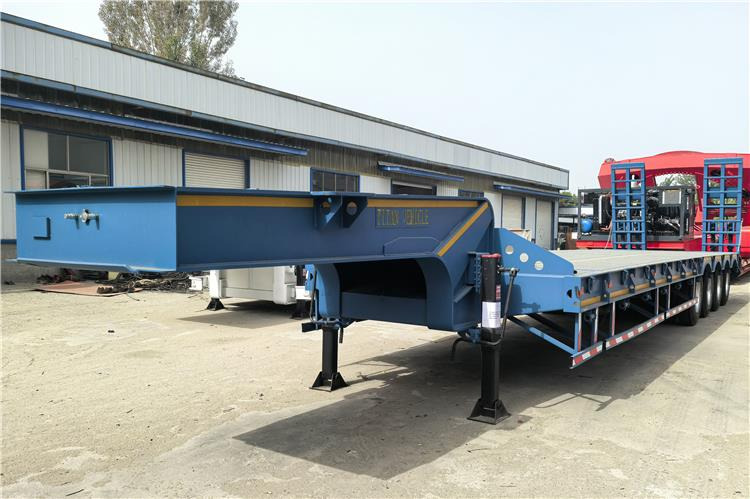 TITAN 4 Axle Extendable Low Bed Trailer for Sale In Nigeria - Žemo profilio platforma puspriekabė: foto 3 TITAN 4 Axle Extendable Low Bed Trailer for Sale In Nigeria - Žemo profilio platforma puspriekabė: foto 3