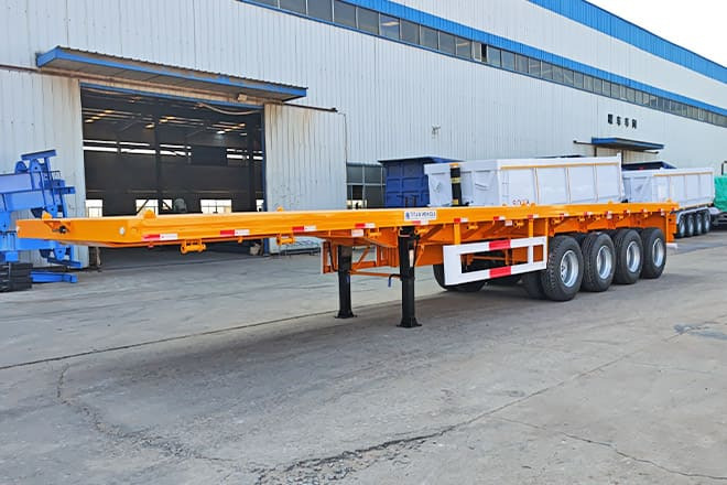 TITAN 4 Axle Heavy Duty Flatbed Trailer for Sale in Mali - Platforminė/ Bortinė puspriekabė: foto 2 TITAN 4 Axle Heavy Duty Flatbed Trailer for Sale in Mali - Platforminė/ Bortinė puspriekabė: foto 2