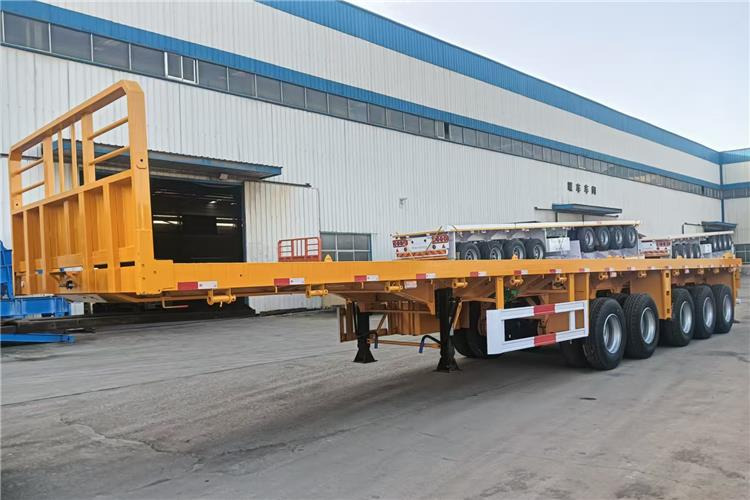 TITAN 5 Axle 13M Flatbed Trailer Price for Sale In Zimbabwe - Platforminė/ Bortinė puspriekabė: foto 2 TITAN 5 Axle 13M Flatbed Trailer Price for Sale In Zimbabwe - Platforminė/ Bortinė puspriekabė: foto 2