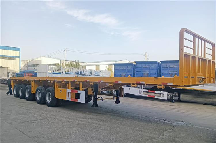 TITAN 5 Axle 13M Flatbed Trailer Price for Sale In Zimbabwe - Platforminė/ Bortinė puspriekabė: foto 1 TITAN 5 Axle 13M Flatbed Trailer Price for Sale In Zimbabwe - Platforminė/ Bortinė puspriekabė: foto 1
