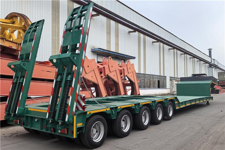 TITAN 5 Axle Low Bed Trailer for Sale In Nigeria - Žemo profilio platforma puspriekabė: foto 3 TITAN 5 Axle Low Bed Trailer for Sale In Nigeria - Žemo profilio platforma puspriekabė: foto 3