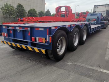 TITAN 80 Ton Lowboy Semi Trailer for Sale in Tanzania - Žemo profilio platforma puspriekabė: foto 1 TITAN 80 Ton Lowboy Semi Trailer for Sale in Tanzania - Žemo profilio platforma puspriekabė: foto 1