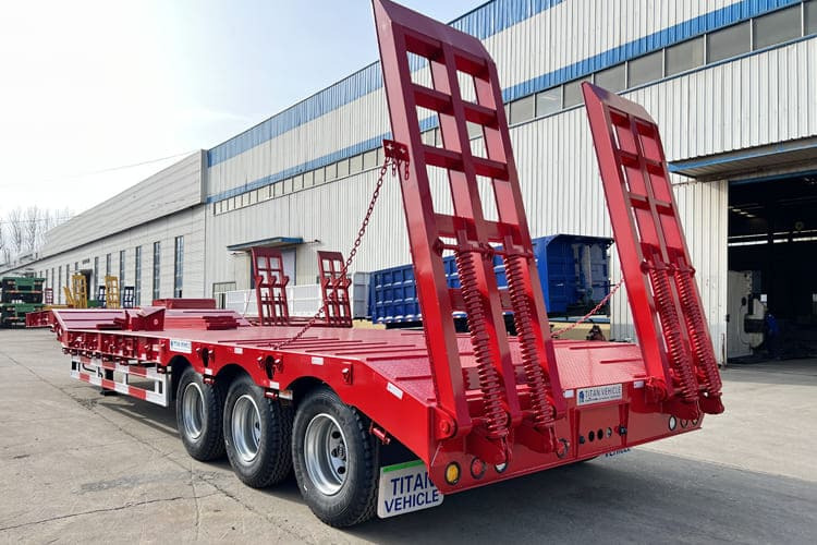 TITAN Low Bed Truck Price for Sale in Kenya - Žemo profilio platforma puspriekabė: foto 1 TITAN Low Bed Truck Price for Sale in Kenya - Žemo profilio platforma puspriekabė: foto 1