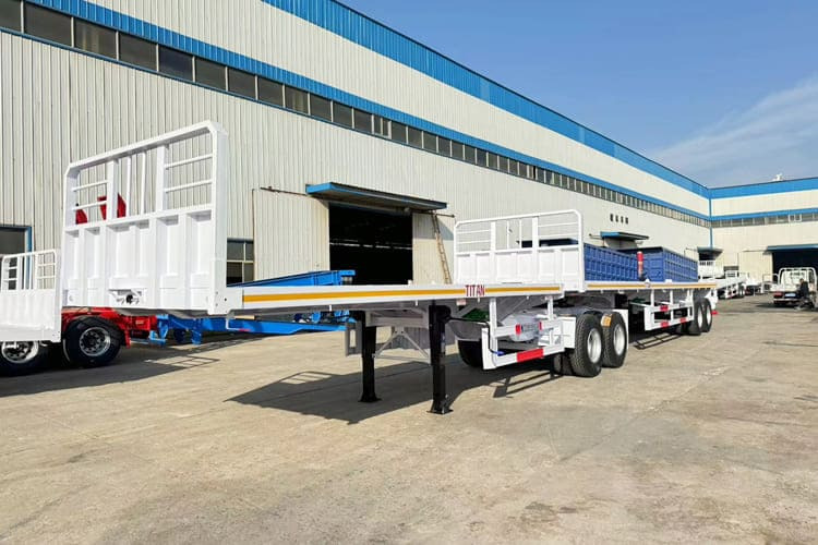 TITAN Super Link Flatbed Trailer for Sale in Mali - Platforminė/ Bortinė puspriekabė: foto 1 TITAN Super Link Flatbed Trailer for Sale in Mali - Platforminė/ Bortinė puspriekabė: foto 1