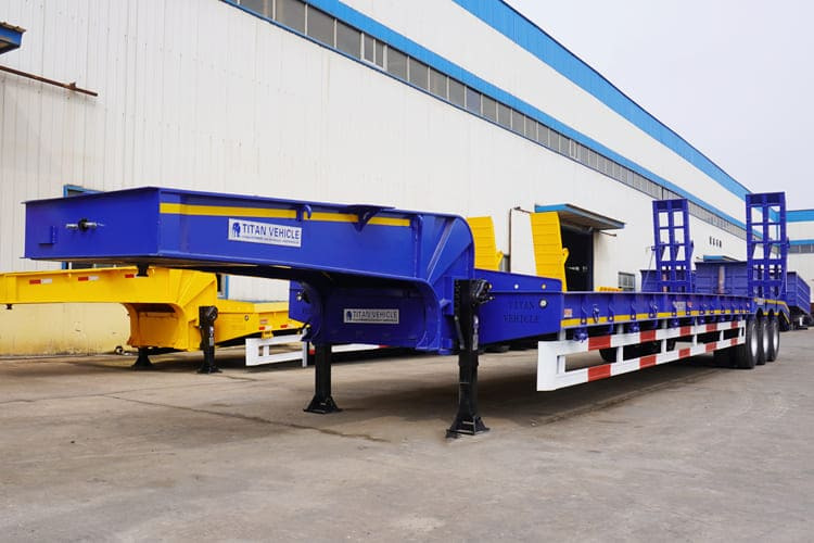 TITAN Tri Axle Low Loader Trailer for Sale in Mali - Žemo profilio platforma puspriekabė: foto 1 TITAN Tri Axle Low Loader Trailer for Sale in Mali - Žemo profilio platforma puspriekabė: foto 1