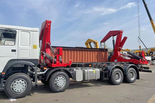 XCMG 20 Ft Side Lifter Truck for Sale in Papua New Guinea - Konteineris-vežimus/ Sukeisti kūną sunkvežimis: foto 1 XCMG 20 Ft Side Lifter Truck for Sale in Papua New Guinea - Konteineris-vežimus/ Sukeisti kūną sunkvežimis: foto 1