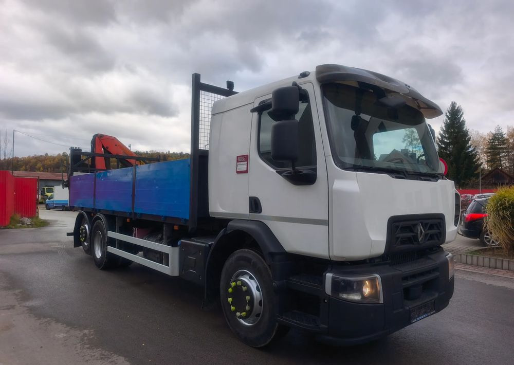 Renault Gama D 26.320 skrzynia hds palfinger PK15500 - Platforminis/ Bortinis sunkvežimis, Sunkvežimis su kranu: foto 2 Renault Gama D 26.320 skrzynia hds palfinger PK15500 - Platforminis/ Bortinis sunkvežimis, Sunkvežimis su kranu: foto 2