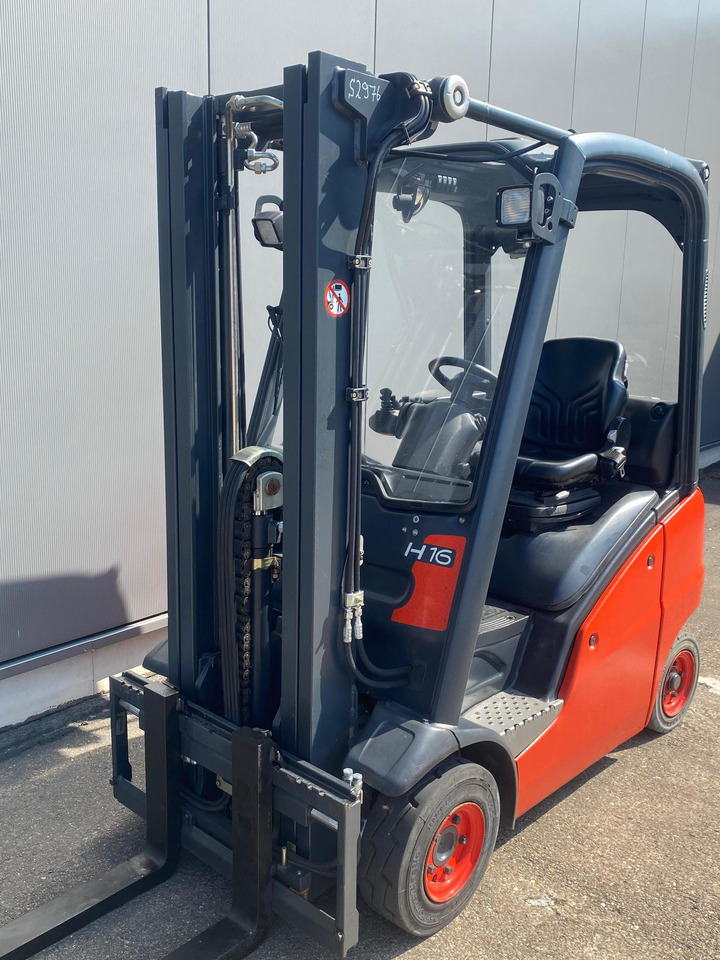Linde Linde H 16 T - 2.575 h - Seitenschieber - - Dujinis krautuvas: foto 3 Linde Linde H 16 T - 2.575 h - Seitenschieber - - Dujinis krautuvas: foto 3