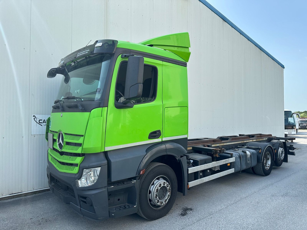 Mercedes-Benz Actros 2748 Wiesel Mafi Telberg - Konteineris-vežimus/ Sukeisti kūną sunkvežimis, Sunkvežimis su kranu: foto 1 Mercedes-Benz Actros 2748 Wiesel Mafi Telberg - Konteineris-vežimus/ Sukeisti kūną sunkvežimis, Sunkvežimis su kranu: foto 1
