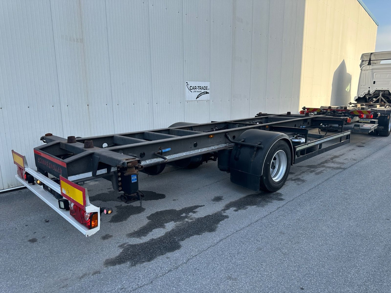 Schwarzmüller S1 11Tonnen - Konteineris-vežimus/ Sukeisti kūną priekaba: foto 3 Schwarzmüller S1 11Tonnen - Konteineris-vežimus/ Sukeisti kūną priekaba: foto 3