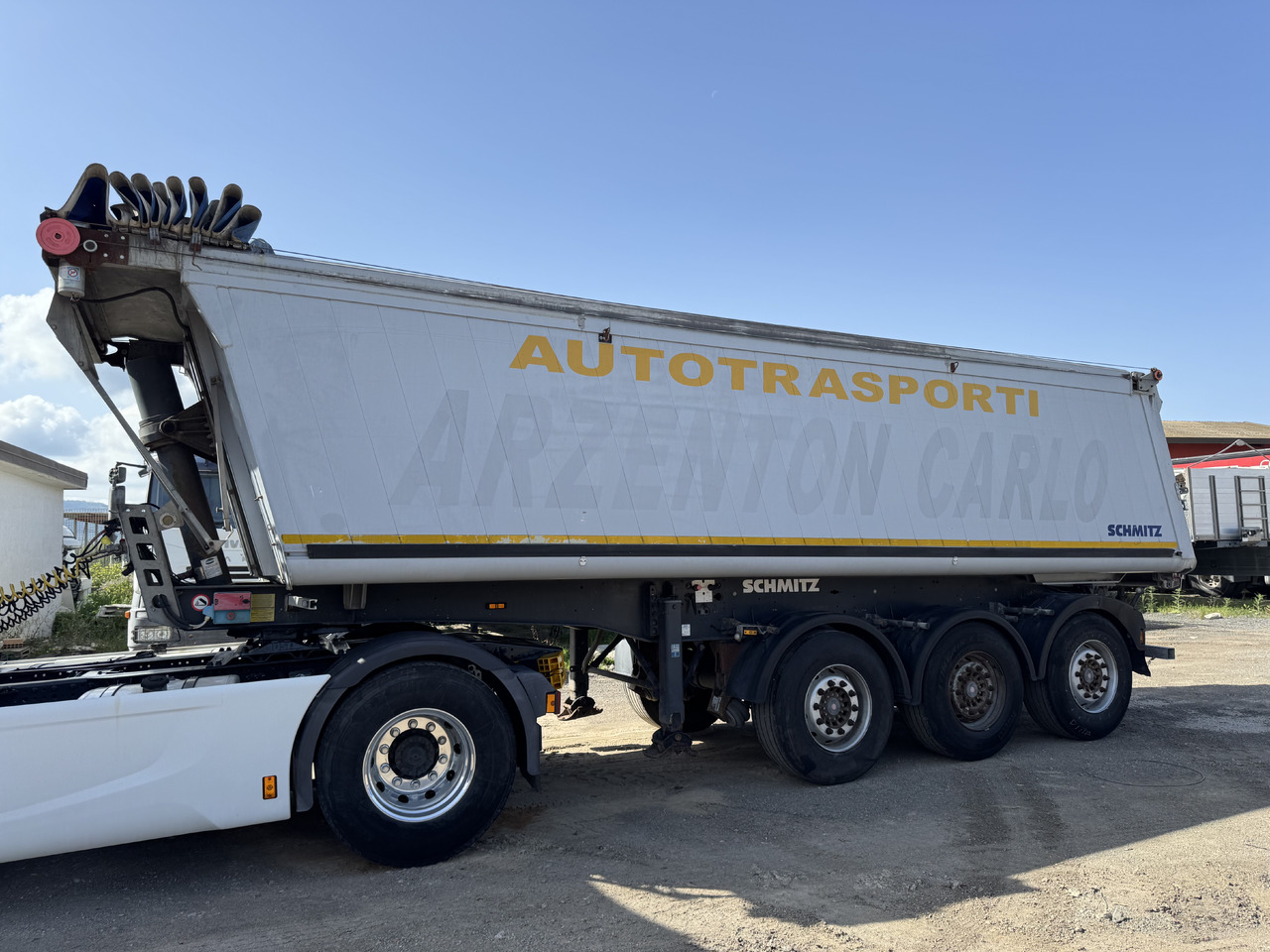 SCHMITZ SR Ribaltabile Post. in Alluminio - Savivartis puspriekabė: foto 1 SCHMITZ SR Ribaltabile Post. in Alluminio - Savivartis puspriekabė: foto 1