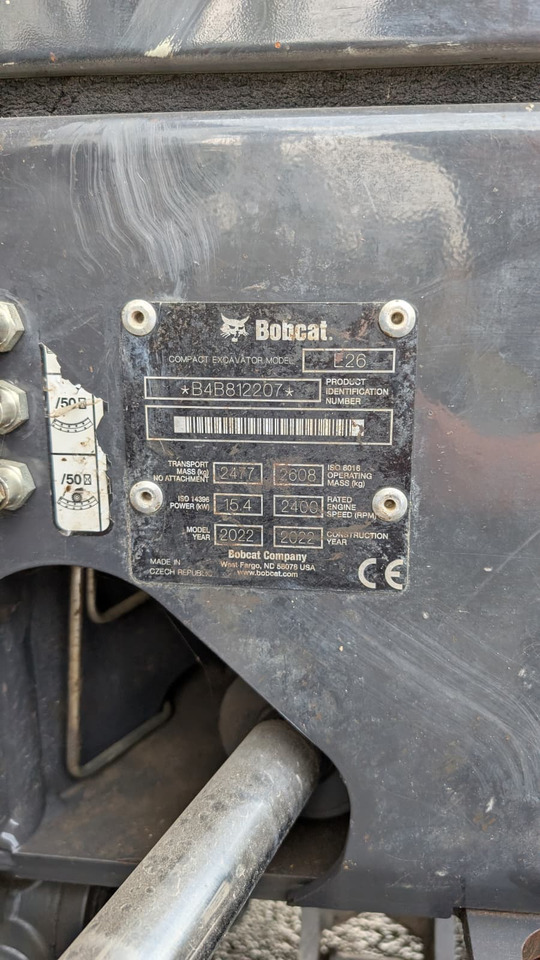 BOBCAT E 26 - Mini ekskavatorius: foto 5 BOBCAT E 26 - Mini ekskavatorius: foto 5