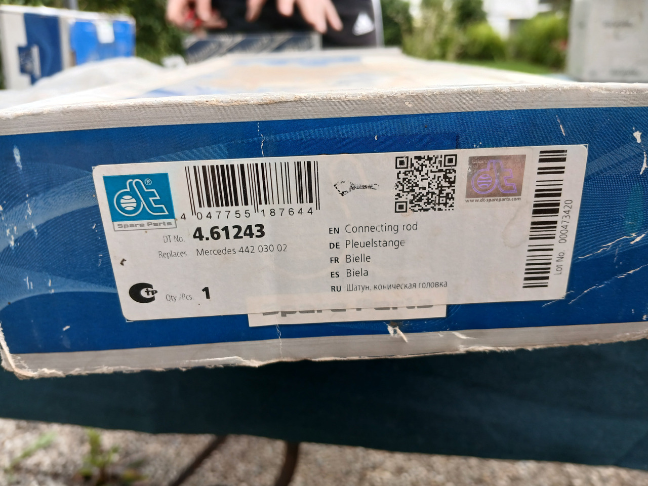 Conrod DT 461243 for Mercedes - Variklis ir dalys: foto 2 Conrod DT 461243 for Mercedes - Variklis ir dalys: foto 2