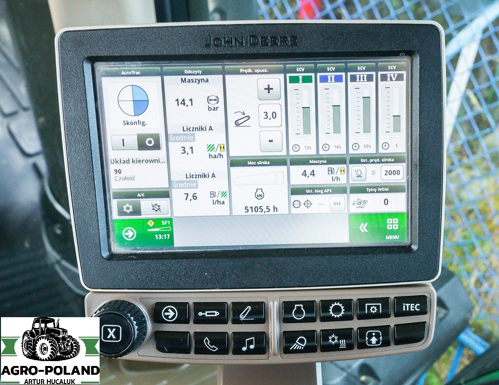 JOHN DEERE 8295 R - 5105 h - POWERSHIFT - AUTOTRAC - 2016 ROK - ORYGINALNE OPONY - Traktorius: foto 4 JOHN DEERE 8295 R - 5105 h - POWERSHIFT - AUTOTRAC - 2016 ROK - ORYGINALNE OPONY - Traktorius: foto 4
