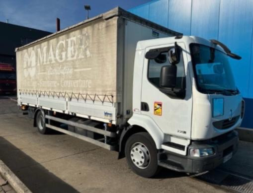 RENAULT midlum 14.220 - Tentinis sunkvežimis: foto 1 RENAULT midlum 14.220 - Tentinis sunkvežimis: foto 1