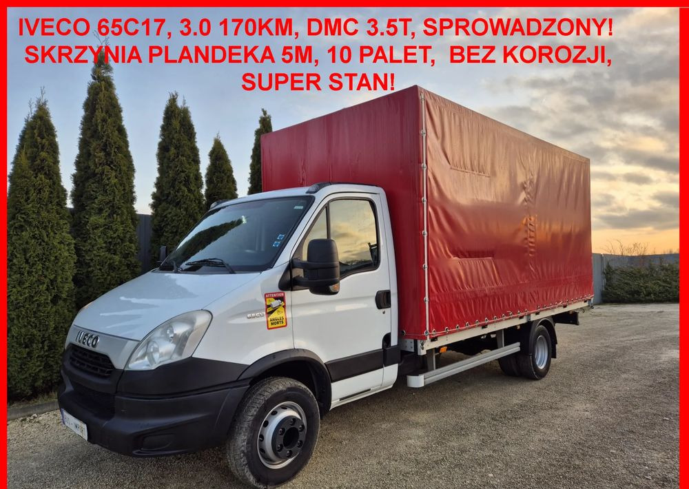 Iveco 65C17 3.0 170KM/ DMC 3.5T/ Burto Plandeka 10 palet/ - Bortinis automobilis: foto 2 Iveco 65C17 3.0 170KM/ DMC 3.5T/ Burto Plandeka 10 palet/ - Bortinis automobilis: foto 2