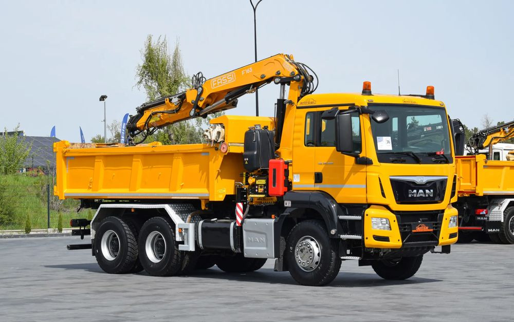 MAN TGS 26.400 / 6x4 / EURO 6 / UDT / HDS FASSI 165 / WYSUW x3 / ROTATOR / CHWYTAK / STEROWANIE RADIOWE / WZMOCNIONA RAMA / WYWROTKA / HYDROBURTA / AUTOMAT / 2017 / NOWE OPONY - 100% / NISKI PRZEBIEG - Savivartis sunkvežimis: foto 3 MAN TGS 26.400 / 6x4 / EURO 6 / UDT / HDS FASSI 165 / WYSUW x3 / ROTATOR / CHWYTAK / STEROWANIE RADIOWE / WZMOCNIONA RAMA / WYWROTKA / HYDROBURTA / AUTOMAT / 2017 / NOWE OPONY - 100% / NISKI PRZEBIEG - Savivartis sunkvežimis: foto 3