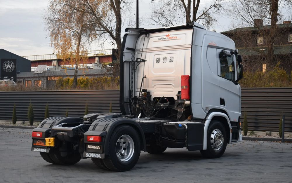 Scania R450 / HYDRAULIKA / RETARDER / ACC / KLIMA / FULL LEDY / ALUFELGI / SERWISOWANA / SPROWADZONA - Vilkikas: foto 5 Scania R450 / HYDRAULIKA / RETARDER / ACC / KLIMA / FULL LEDY / ALUFELGI / SERWISOWANA / SPROWADZONA - Vilkikas: foto 5