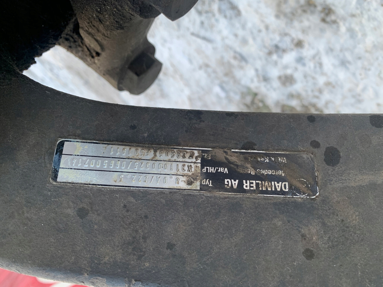 OŚ PRZEDNIA MERCEDES ACTROS MP4 ANTOS F-8.0/C22.5 - Priekinė ašis - Sunkvežimis: foto 2 OŚ PRZEDNIA MERCEDES ACTROS MP4 ANTOS F-8.0/C22.5 - Priekinė ašis - Sunkvežimis: foto 2