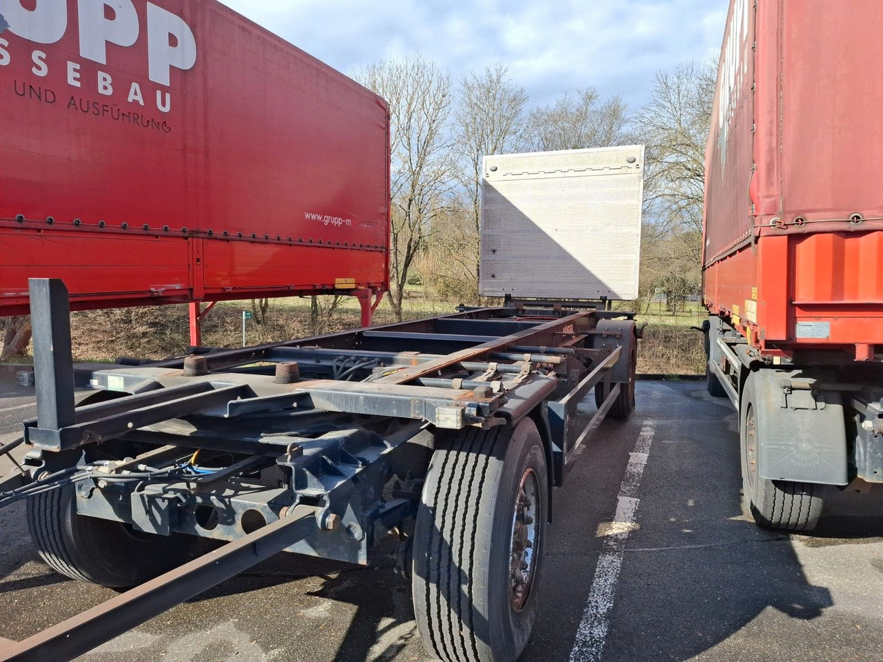 Krone AWE 18P, Ladebordwand BÄR 2,0 to - Konteineris-vežimus/ Sukeisti kūną priekaba: foto 2 Krone AWE 18P, Ladebordwand BÄR 2,0 to - Konteineris-vežimus/ Sukeisti kūną priekaba: foto 2