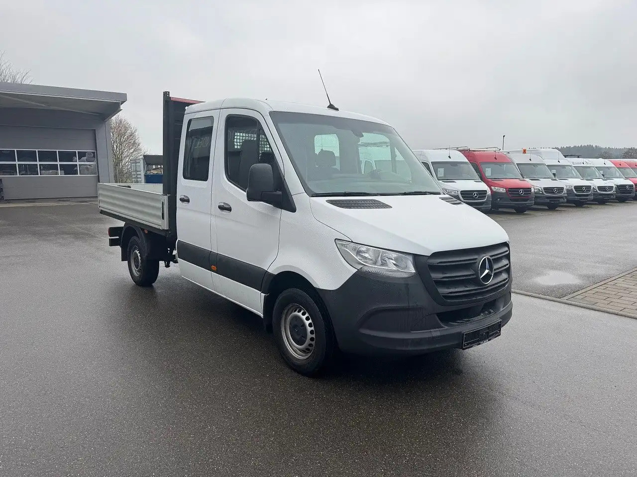 Mercedes-Benz Sprinter 314 CDI Lang DoKa Pritsche Klima AHK - Bortinis automobilis, Komercinis automobilis su dviguba kabina: foto 2 Mercedes-Benz Sprinter 314 CDI Lang DoKa Pritsche Klima AHK - Bortinis automobilis, Komercinis automobilis su dviguba kabina: foto 2