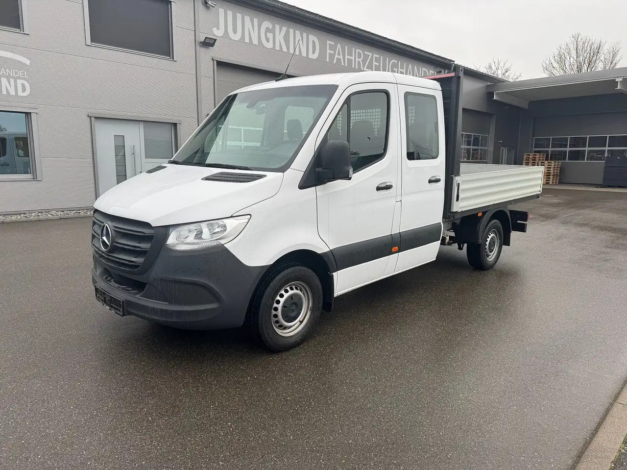 Mercedes-Benz Sprinter 314 CDI Lang DoKa Pritsche Klima AHK - Bortinis automobilis, Komercinis automobilis su dviguba kabina: foto 1 Mercedes-Benz Sprinter 314 CDI Lang DoKa Pritsche Klima AHK - Bortinis automobilis, Komercinis automobilis su dviguba kabina: foto 1
