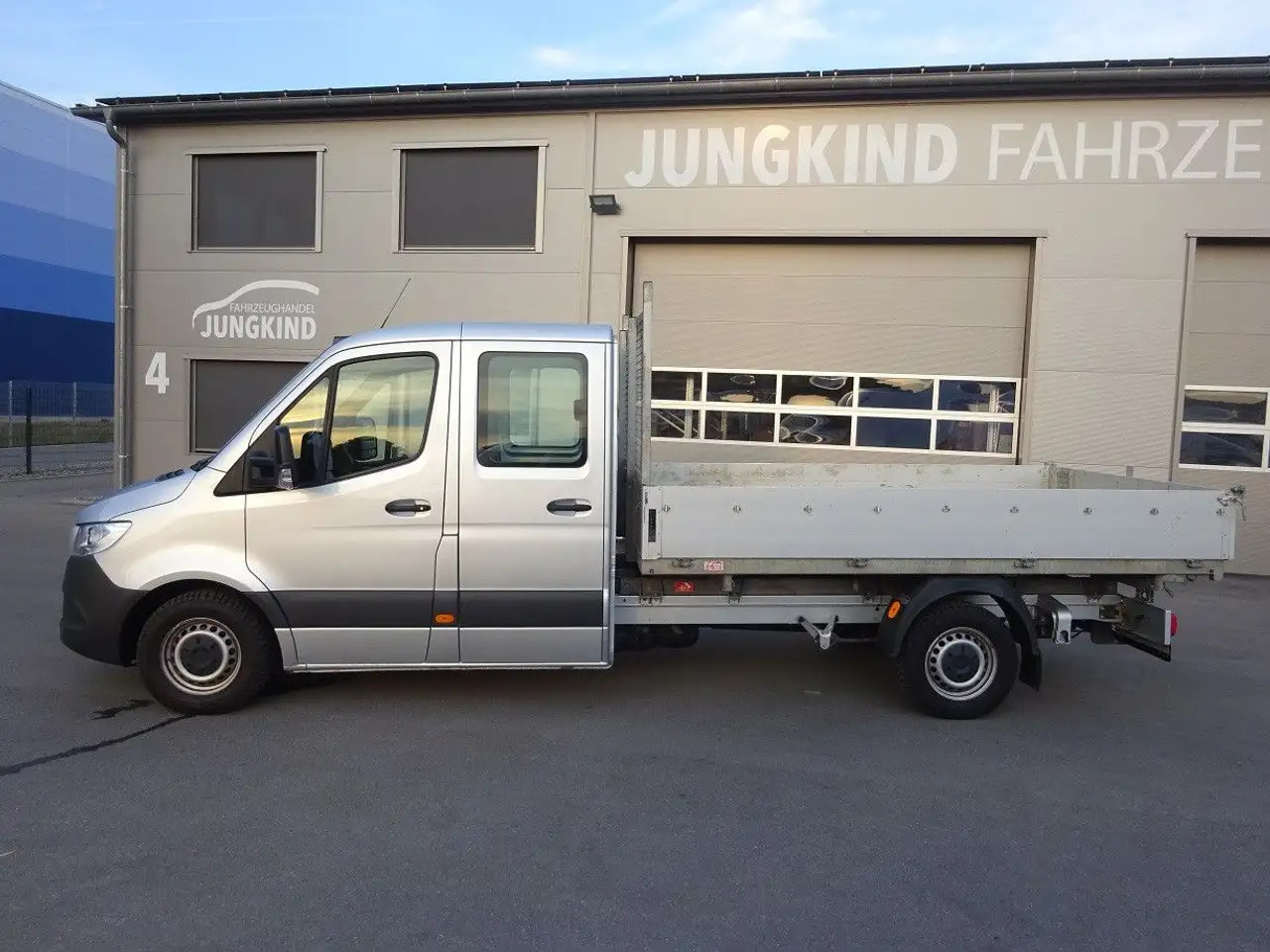 Mercedes-Benz Sprinter 319 CDI DoKa Maxi Kipper AHK 2,8t - Bortinis automobilis, Komercinis automobilis su dviguba kabina: foto 1 Mercedes-Benz Sprinter 319 CDI DoKa Maxi Kipper AHK 2,8t - Bortinis automobilis, Komercinis automobilis su dviguba kabina: foto 1