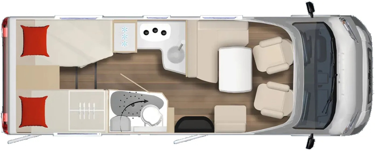 Bürstner B66 TD 690 G B 66 TD 690 Voll ausgestattet - Pusiau integruotas kemperis: foto 2 Bürstner B66 TD 690 G B 66 TD 690 Voll ausgestattet - Pusiau integruotas kemperis: foto 2