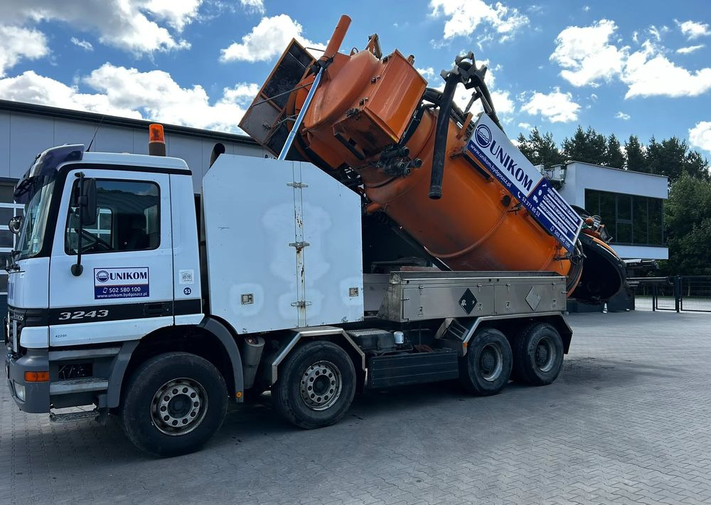 Mercedes-Benz ACTROS 3243 KAISER AQUASTER WUKO - Asenizatorius: foto 1 Mercedes-Benz ACTROS 3243 KAISER AQUASTER WUKO - Asenizatorius: foto 1