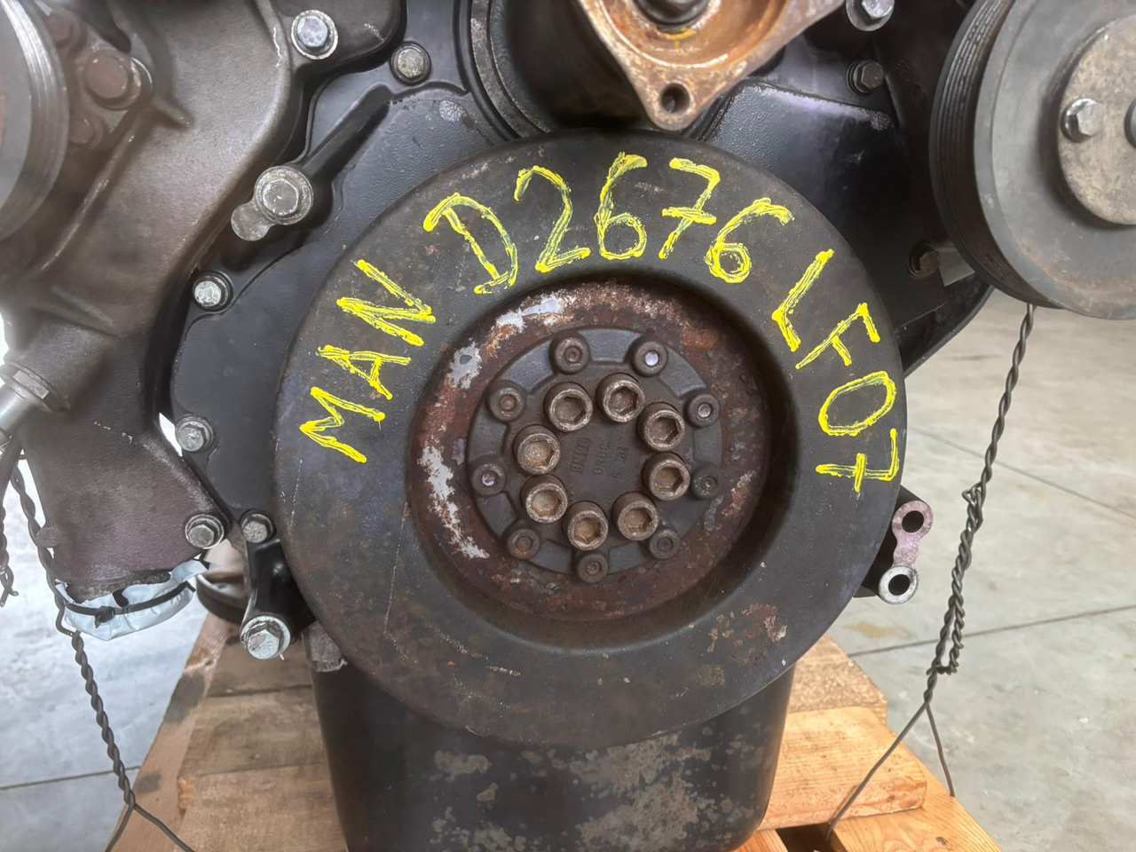 Gebrauchter MAN TGX 26.480 D 2676 LF 07 Motor - Variklis - Sunkvežimis: foto 4 Gebrauchter MAN TGX 26.480 D 2676 LF 07 Motor - Variklis - Sunkvežimis: foto 4