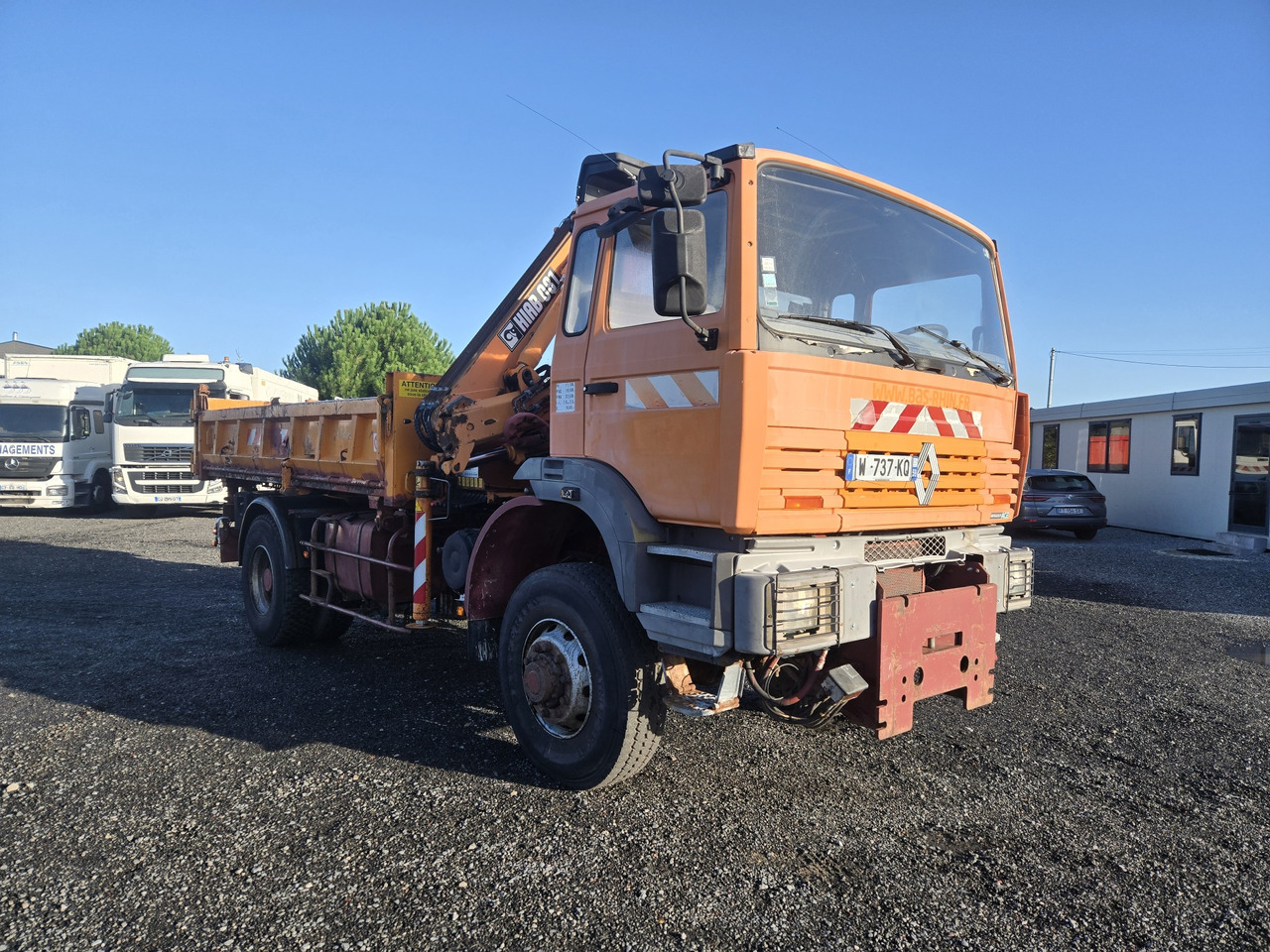 Renault G300 / 4x4 - Savivartis sunkvežimis, Sunkvežimis su kranu: foto 3 Renault G300 / 4x4 - Savivartis sunkvežimis, Sunkvežimis su kranu: foto 3