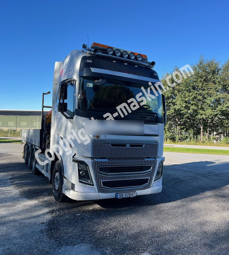 Volvo FH 16.540 - Platforminis/ Bortinis sunkvežimis, Sunkvežimis su kranu: foto 1 Volvo FH 16.540 - Platforminis/ Bortinis sunkvežimis, Sunkvežimis su kranu: foto 1
