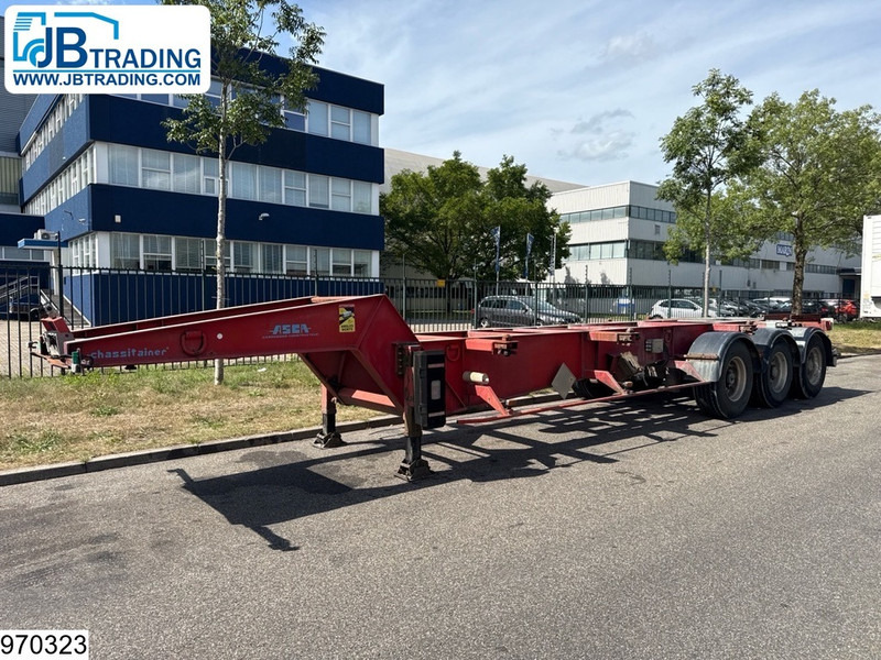 ASCA Chassis 10, 20, 30 ft, ADR - Konteineris-vežimus/ Sukeisti kūną puspriekabė: foto 1 ASCA Chassis 10, 20, 30 ft, ADR - Konteineris-vežimus/ Sukeisti kūną puspriekabė: foto 1