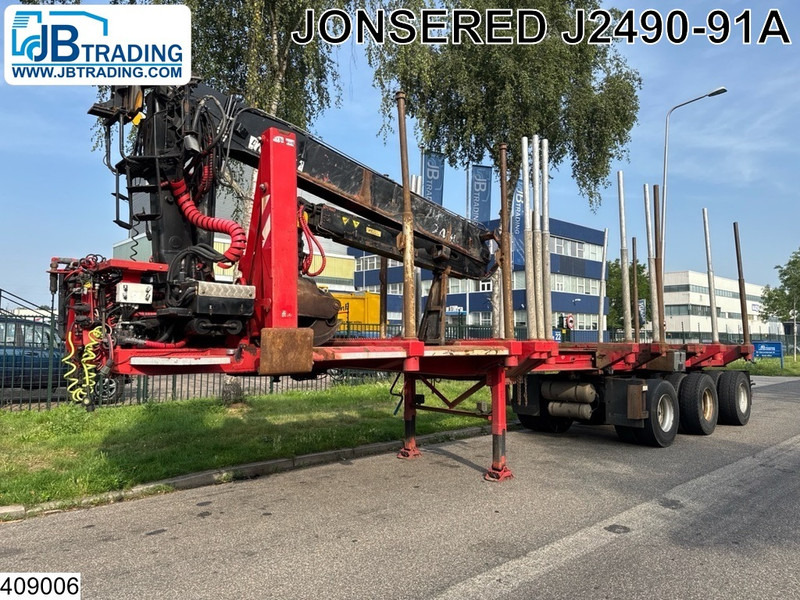 Billaud Chassis Wood transport, Jonsered, Extendable. - Miškovežio puspriekabė: foto 1 Billaud Chassis Wood transport, Jonsered, Extendable. - Miškovežio puspriekabė: foto 1