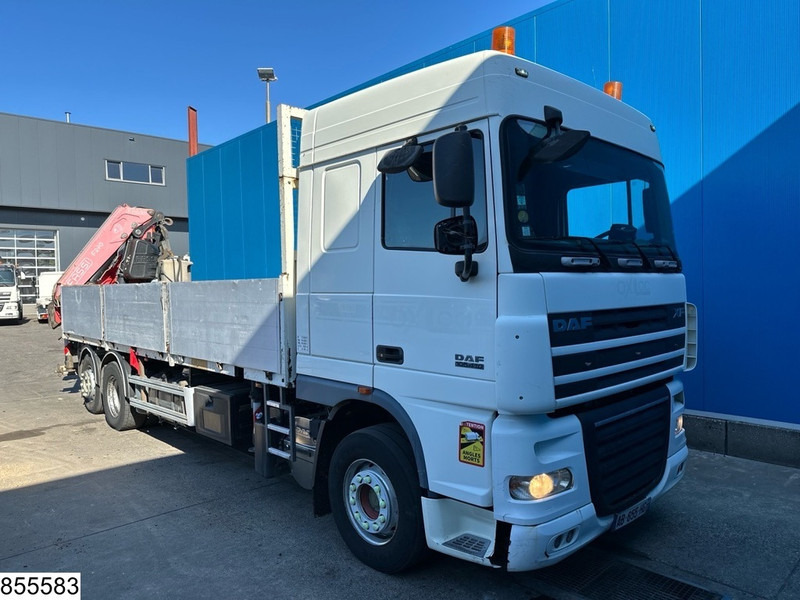 DAF XF 410 6x2, Fassi, Retarder, Remote - Platforminis/ Bortinis sunkvežimis, Sunkvežimis su kranu: foto 3 DAF XF 410 6x2, Fassi, Retarder, Remote - Platforminis/ Bortinis sunkvežimis, Sunkvežimis su kranu: foto 3