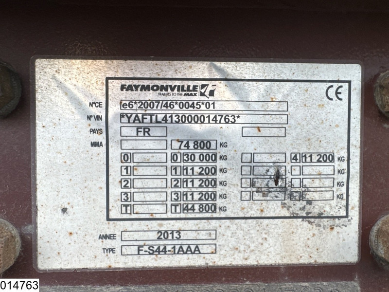 Faymonville Lowbed 74,800 kg, Extendable, Steering axle, Remote - Žemo profilio platforma puspriekabė: foto 4 Faymonville Lowbed 74,800 kg, Extendable, Steering axle, Remote - Žemo profilio platforma puspriekabė: foto 4