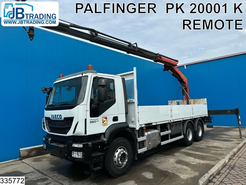 Iveco Trakker 360 6X4, EURO 6, Palfinger, Retarder, Steel suspension - Platforminis/ Bortinis sunkvežimis, Sunkvežimis su kranu: foto 1 Iveco Trakker 360 6X4, EURO 6, Palfinger, Retarder, Steel suspension - Platforminis/ Bortinis sunkvežimis, Sunkvežimis su kranu: foto 1