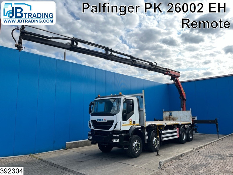 Iveco Trakker 360 8x4, EURO 6, Retarder, Palfinger - Platforminis/ Bortinis sunkvežimis, Sunkvežimis su kranu: foto 1 Iveco Trakker 360 8x4, EURO 6, Retarder, Palfinger - Platforminis/ Bortinis sunkvežimis, Sunkvežimis su kranu: foto 1