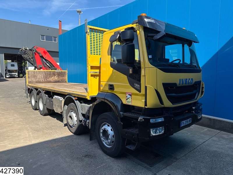 Iveco X-Way 480 8X4, EURO 6D, Retarder, Palfinger - Platforminis/ Bortinis sunkvežimis, Sunkvežimis su kranu: foto 3 Iveco X-Way 480 8X4, EURO 6D, Retarder, Palfinger - Platforminis/ Bortinis sunkvežimis, Sunkvežimis su kranu: foto 3