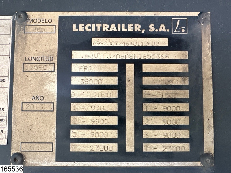 Lecitrailer Koel vries Carrier Vector 1950 MT , 2 Koelunits, Dhollandia - Refrižeratorius puspriekabė: foto 4 Lecitrailer Koel vries Carrier Vector 1950 MT , 2 Koelunits, Dhollandia - Refrižeratorius puspriekabė: foto 4