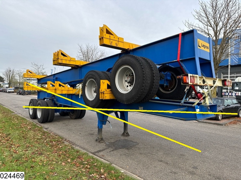 Legras Openlaadbak Wood transport, Steel suspension - Miškovežio puspriekabė: foto 4 Legras Openlaadbak Wood transport, Steel suspension - Miškovežio puspriekabė: foto 4