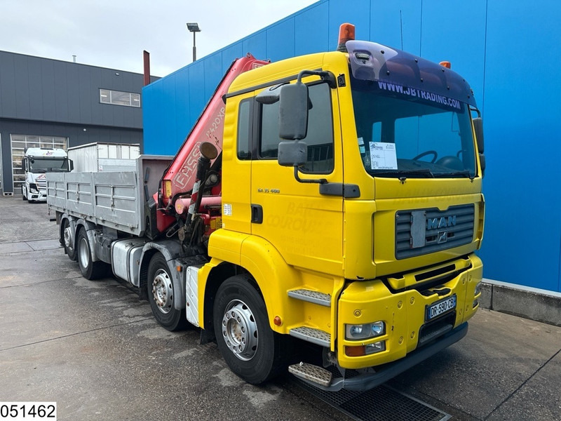MAN TGA 35 400 8x2, Handgeschakeld, Fassi, Remote - Platforminis/ Bortinis sunkvežimis, Sunkvežimis su kranu: foto 3 MAN TGA 35 400 8x2, Handgeschakeld, Fassi, Remote - Platforminis/ Bortinis sunkvežimis, Sunkvežimis su kranu: foto 3