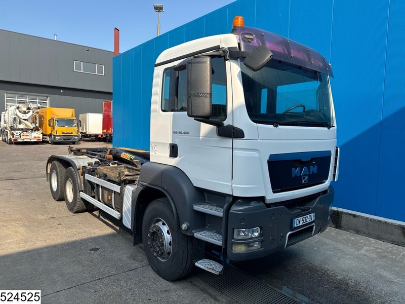 MAN TGS 26 400 6x4, EURO 4, HYVALIFT, Leaf suspension - Hook-lift sunkvežimis: foto 3 MAN TGS 26 400 6x4, EURO 4, HYVALIFT, Leaf suspension - Hook-lift sunkvežimis: foto 3