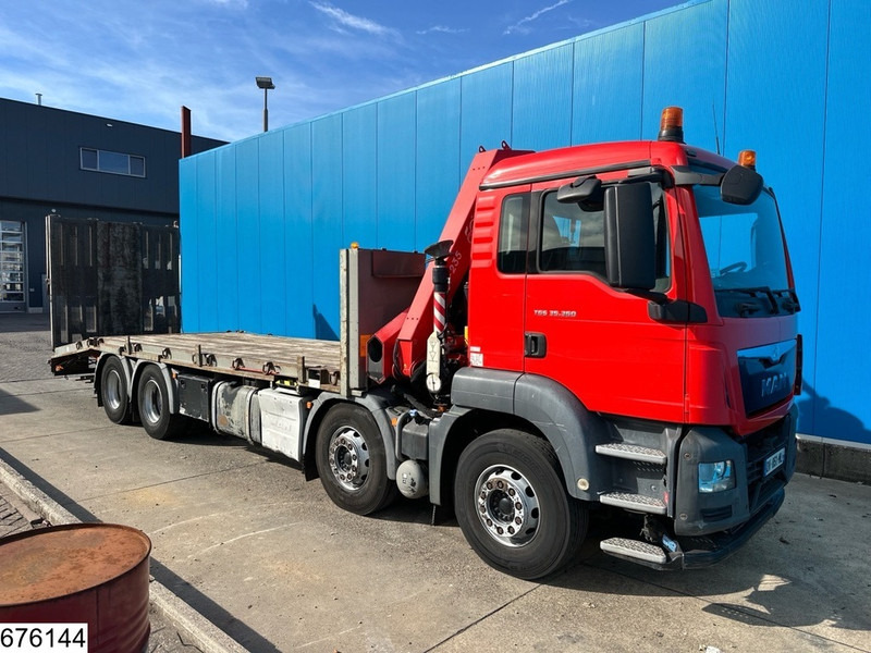 MAN TGS 35 360 8x2, EURO 6, FASSI, Winch - Platforminis/ Bortinis sunkvežimis, Sunkvežimis su kranu: foto 4 MAN TGS 35 360 8x2, EURO 6, FASSI, Winch - Platforminis/ Bortinis sunkvežimis, Sunkvežimis su kranu: foto 4